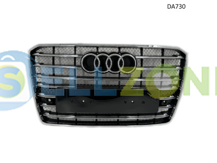 Μπροστινή μάσκα του Audi A8 D4 W12 2014-2017 χρώμιο - DA730